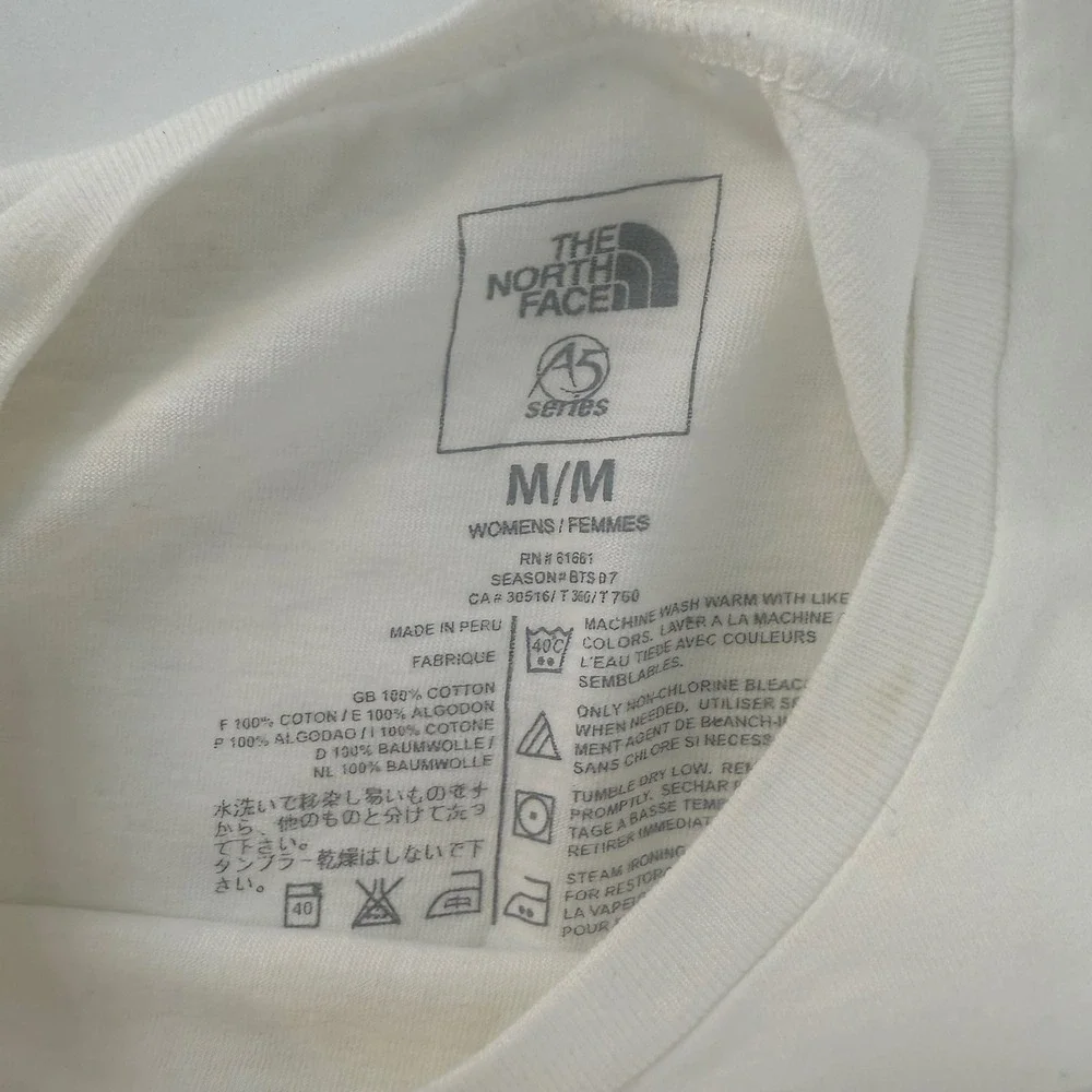 The North Face Womens White First Ascent 70 T-Shirt Medium‎ M Tee - Picture 5 of 6